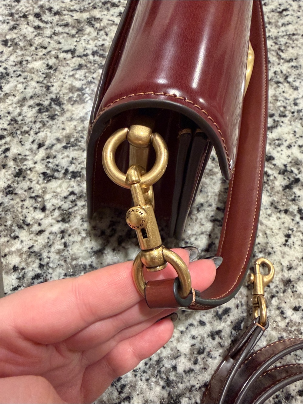 Coach Tabby 26 - Shiny Brown Leather - Picture 9 of 9